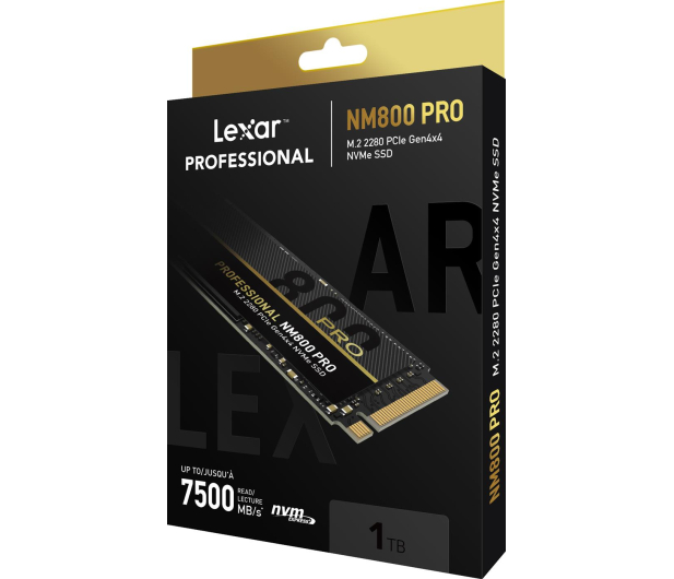 LEXAR 1TB NM800 PRO NVMe M.2 2280 7500/6300MB/s LNM800P001T-RNNNG - 1093940 - zdjęcie 7